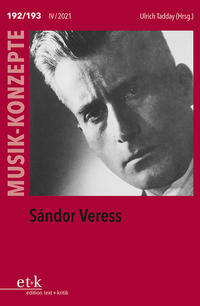 Vorderes Coverbild Sándor Veress