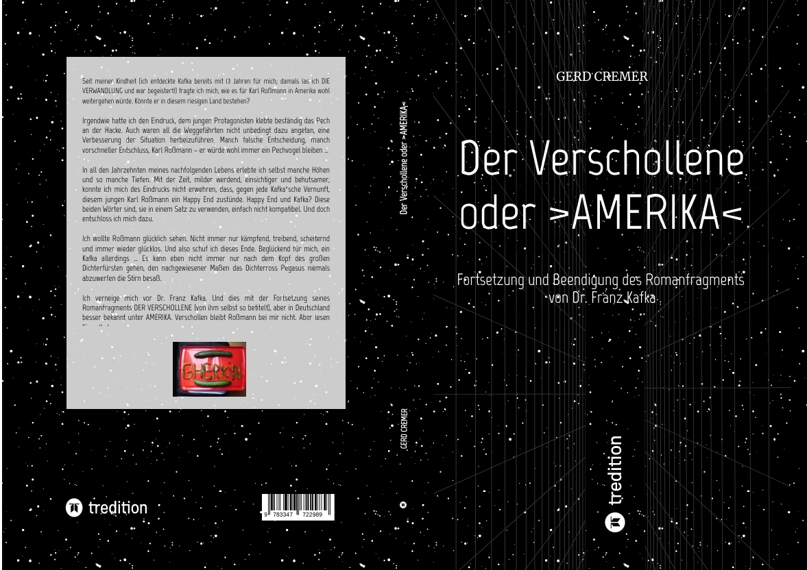 Gesamtes Coverbild Der Verschollene oder >AMERIKA<