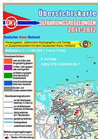 Vorderes Coverbild Übersichtskarte Befahrungsregelungen