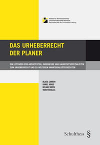 Vorderes Coverbild Das Urheberrecht der Planer