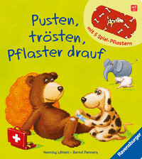 Vorderes Coverbild Pusten, trösten, Pflaster drauf!
