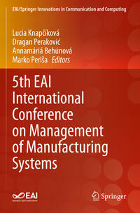 Vorderes Coverbild 5th EAI International Conference on Management of Manufacturing Systems