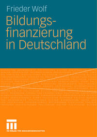 Vorderes Coverbild Bildungsfinanzierung in Deutschland