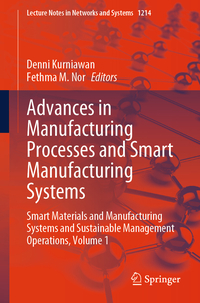 Vorderes Coverbild Advances in Manufacturing Processes and Smart Manufacturing Systems