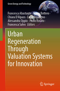 Vorderes Coverbild Urban Regeneration Through Valuation Systems for Innovation