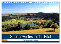 Vorderes Coverbild Sehenswertes in der Eifel - Die schönsten Maare (Wandkalender 2025 DIN A4 quer), CALVENDO Monatskalender