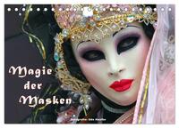 Vorderes Coverbild Magie der Masken (Tischkalender 2025 DIN A5 quer), CALVENDO Monatskalender