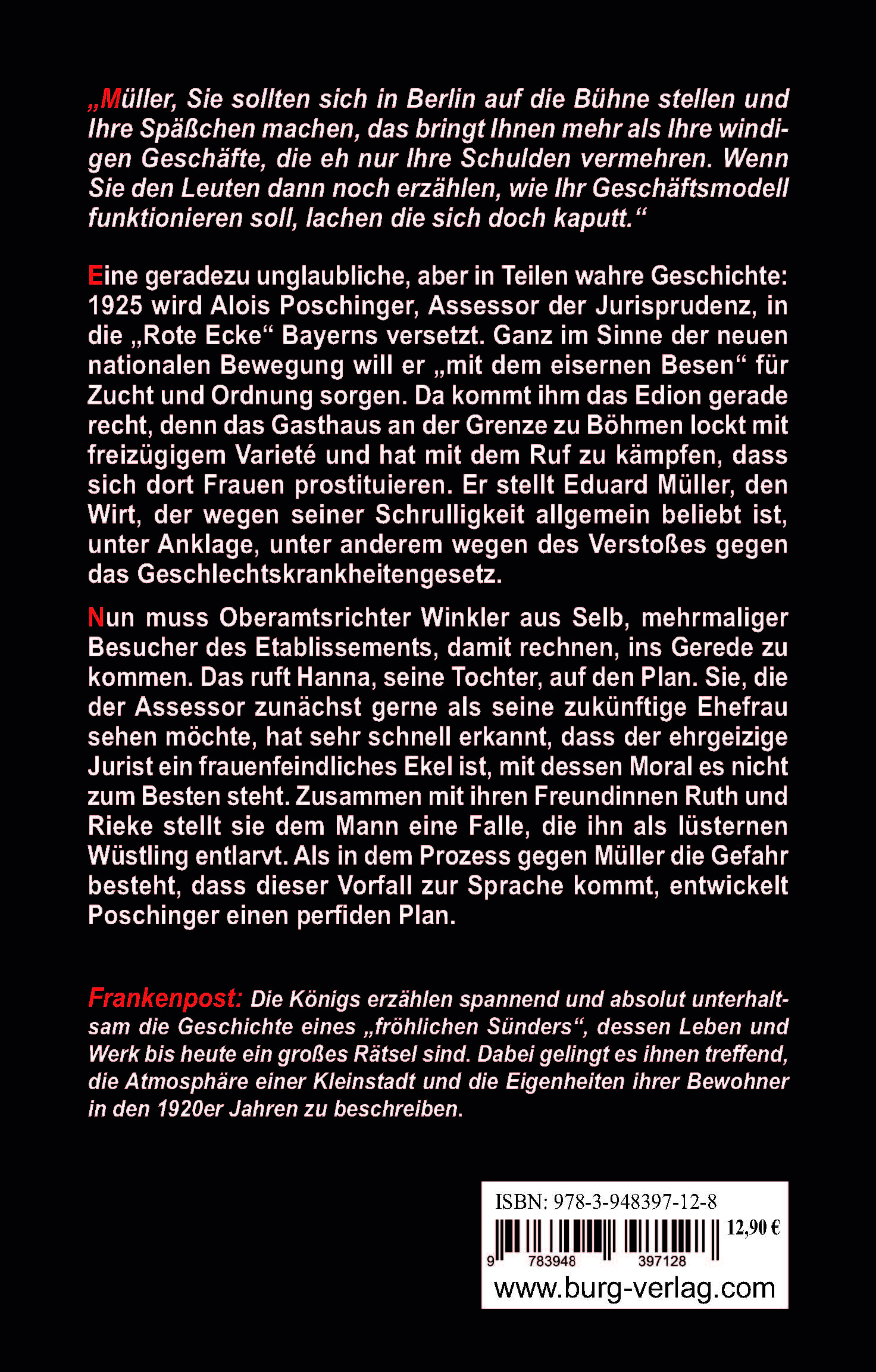 Rückseitencover Der Fall Edion