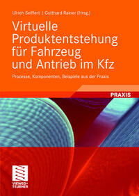 Vorderes Coverbild Virtuelle Produktentstehung für Fahrzeug und Antrieb im Kfz