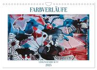 Vorderes Coverbild Farbverläufe Lieblingsfarbe Bunt (Wandkalender 2025 DIN A4 quer), CALVENDO Monatskalender