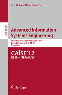 Vorderes Coverbild Advanced Information Systems Engineering