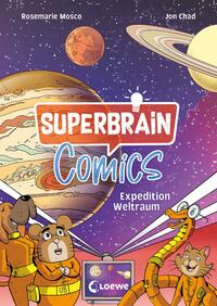Vorderes Coverbild Superbrain-Comics - Expedition Weltraum