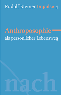 Vorderes Coverbild Anthroposophie als persönlicher Lebensweg