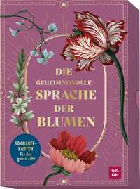 Vorderes Coverbild Die geheimnisvolle Sprache der Blumen – 50 Orakelkarten für das ganze Jahr