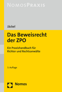 Vorderes Coverbild Das Beweisrecht der ZPO