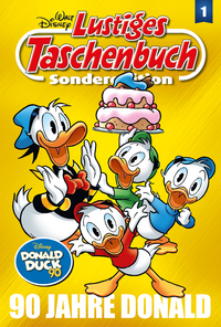 Vorderes Coverbild Lustiges Taschenbuch 90 Jahre Donald Band 01