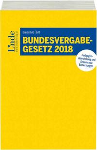 Vorderes Coverbild Bundesvergabegesetz 2018