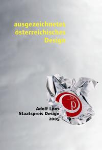 Vorderes Coverbild Adolf Loos Staatspreis Design 2005