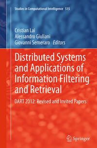 Vorderes Coverbild Distributed Systems and Applications of Information Filtering and Retrieval