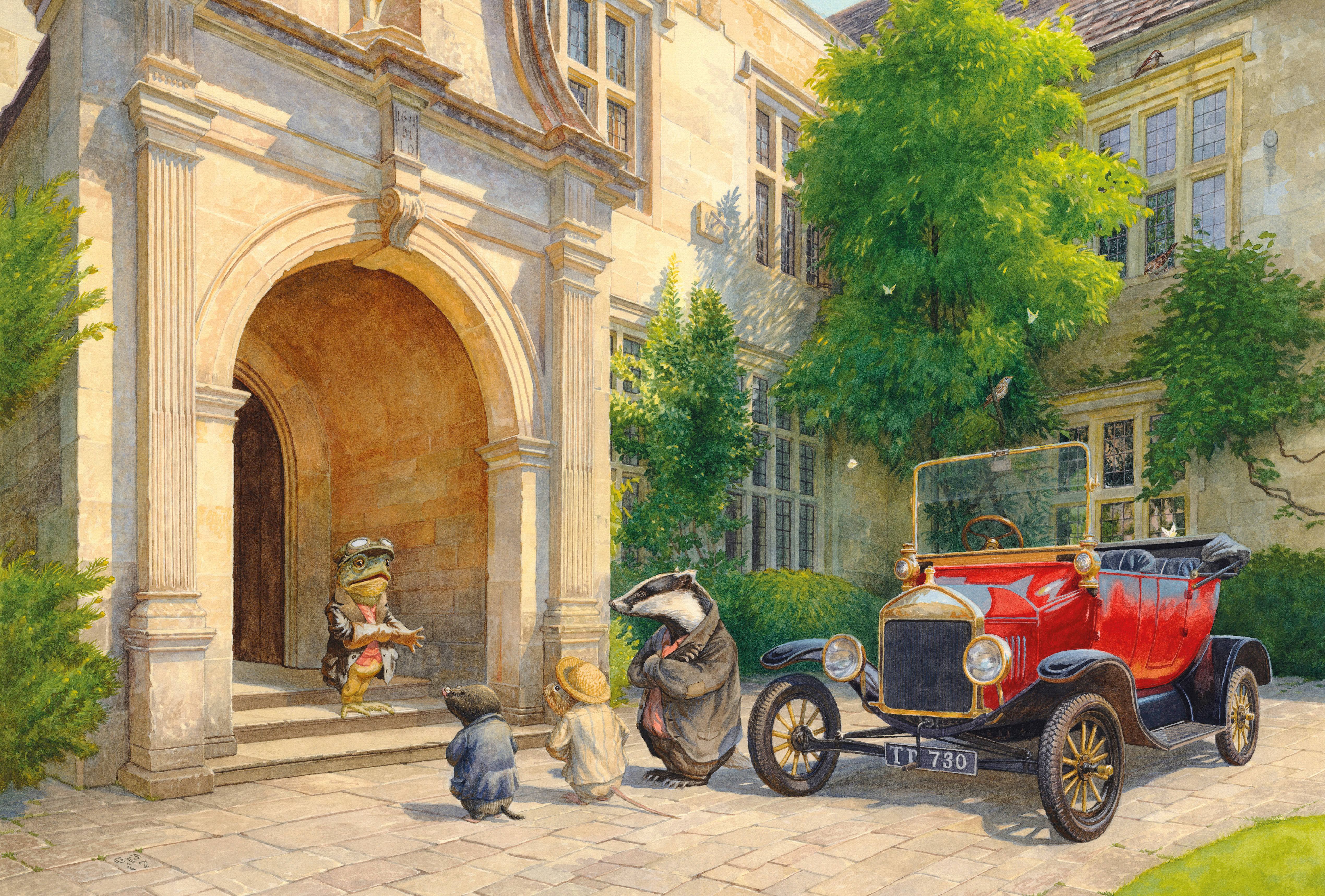 Beispielinhalt (Bild) The Wind in the Willows