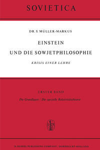 Vorderes Coverbild Einstein und Die Sowjetphilosophie