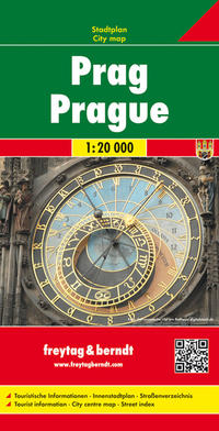 Vorderes Coverbild Prag, Stadtplan 1:20.000