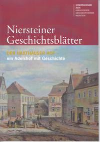 Vorderes Coverbild Niersteiner Geschichtsblätter