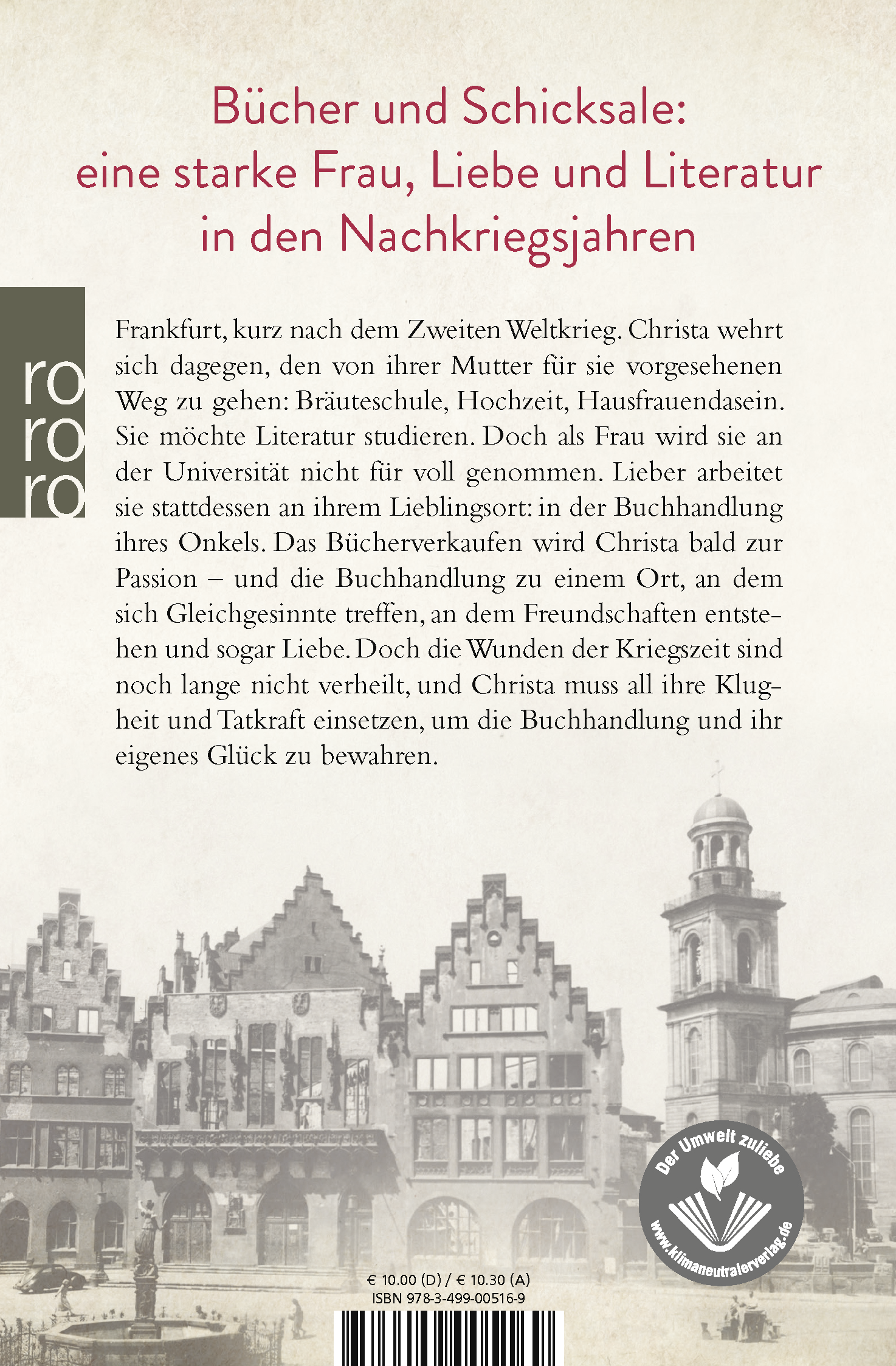 Rückseitencover Die Buchhändlerin