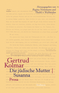 Vorderes Coverbild Die jüdische Mutter | Susanna