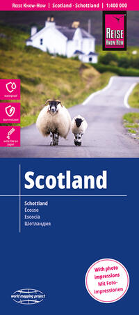 Vorderes Coverbild Reise Know-How Landkarte Schottland / Scotland (1:400.000)