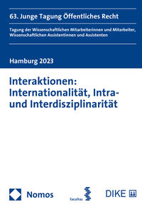Vorderes Coverbild Interaktionen: Internationalität, Intra- und Interdisziplinarität