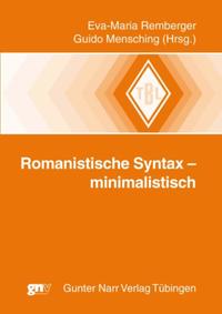 Vorderes Coverbild Romanistische Syntax - minimalistisch