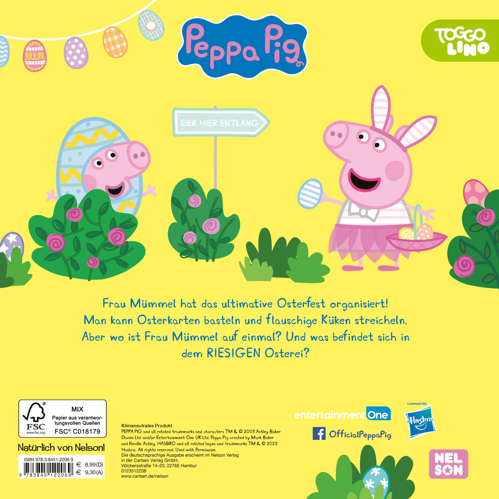 Rückseitencover Peppa Wutz: Peppa feiert Ostern