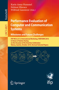 Vorderes Coverbild Performance Evaluation of Computer and Communication Systems. Milestones and Future Challenges