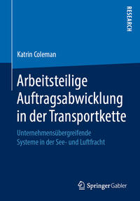 Vorderes Coverbild Arbeitsteilige Auftragsabwicklung in der Transportkette