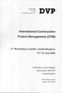 Vorderes Coverbild International Construction Project Management Forum (ICPMF)