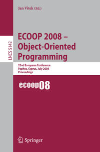 Vorderes Coverbild ECOOP 2008 - Object-Oriented Programming