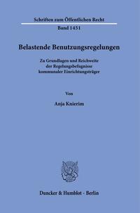 Vorderes Coverbild Belastende Benutzungsregelungen.