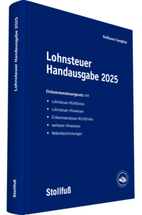 Vorderes Coverbild Lohnsteuer Handausgabe 2025
