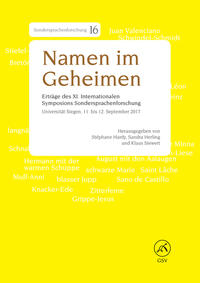 Vorderes Coverbild Namen im Geheimen