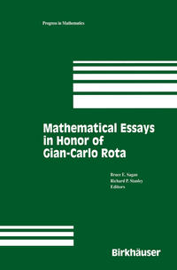 Vorderes Coverbild Mathematical Essays in honor of Gian-Carlo Rota