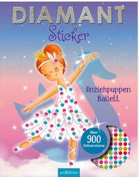Vorderes Coverbild Diamantsticker Anziehpuppen – Ballett