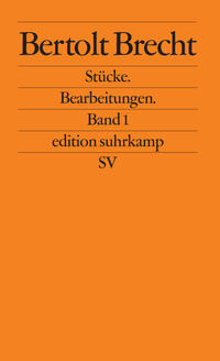 Vorderes Coverbild Stücke. Bearbeitungen. Band 1