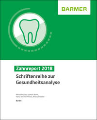 Vorderes Coverbild BARMER Zahnreport 2018