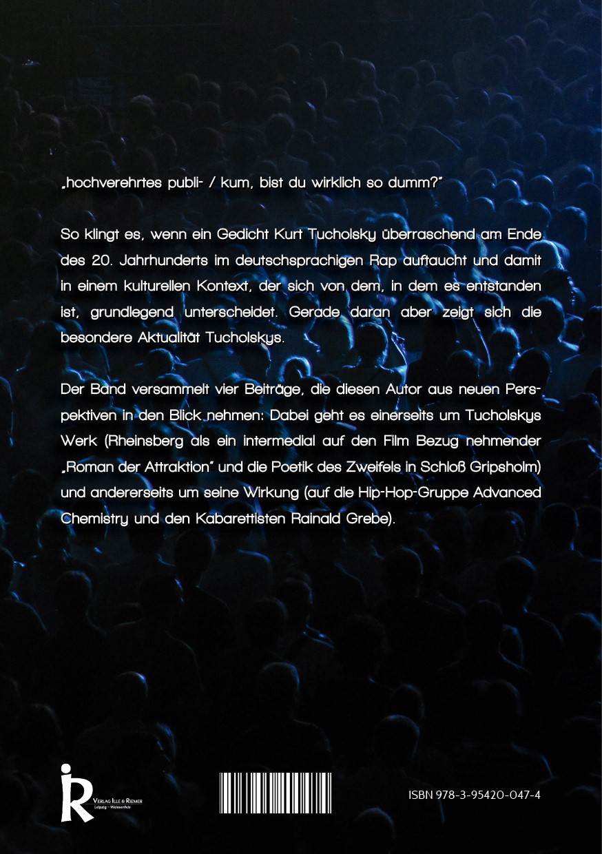 Rückseitencover »hochverehrtes Publikum«