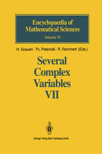 Vorderes Coverbild Several Complex Variables VII