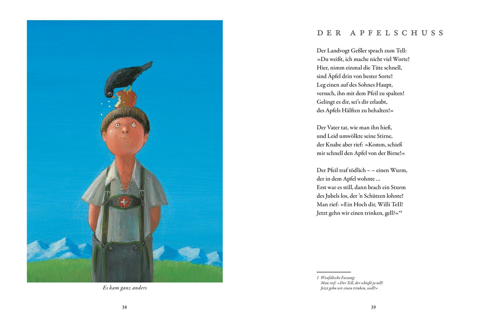 Beispielinhalt (Bild) Heinz Erhardt: Wilhelm Tell und andere Berühmtheiten