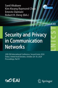 Vorderes Coverbild Security and Privacy in Communication Networks