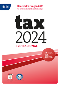 Vorderes Coverbild tax 2024 Professional