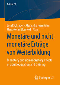 Vorderes Coverbild Monetäre und nicht monetäre Erträge von Weiterbildung